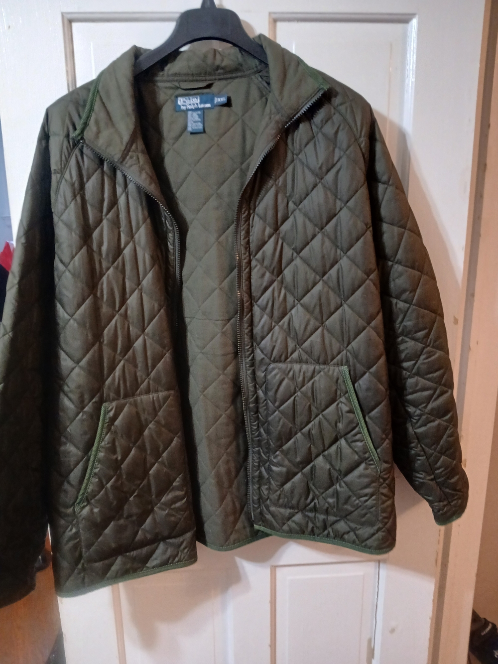 Ralph Lauren Polo Men's Quilted Driving Jacket - Olive